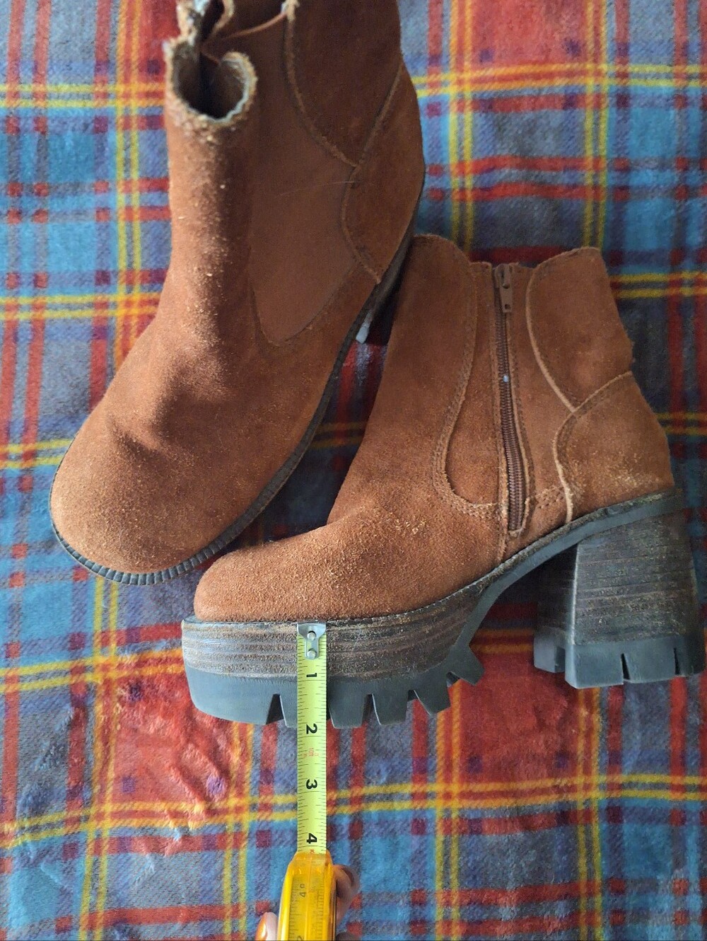 Jeffrey Campbell x Free People Suede Platform Boots